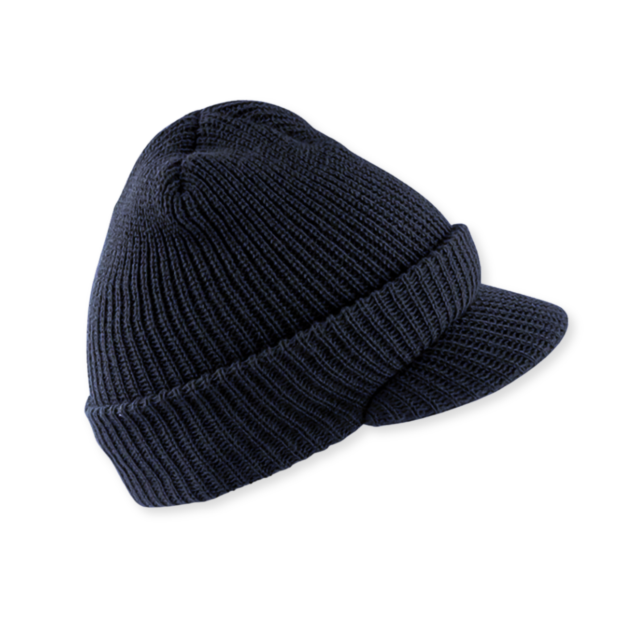 3-Pack -Pack 100% Wool Military Jeep Cap, Black, Navy, OD, One