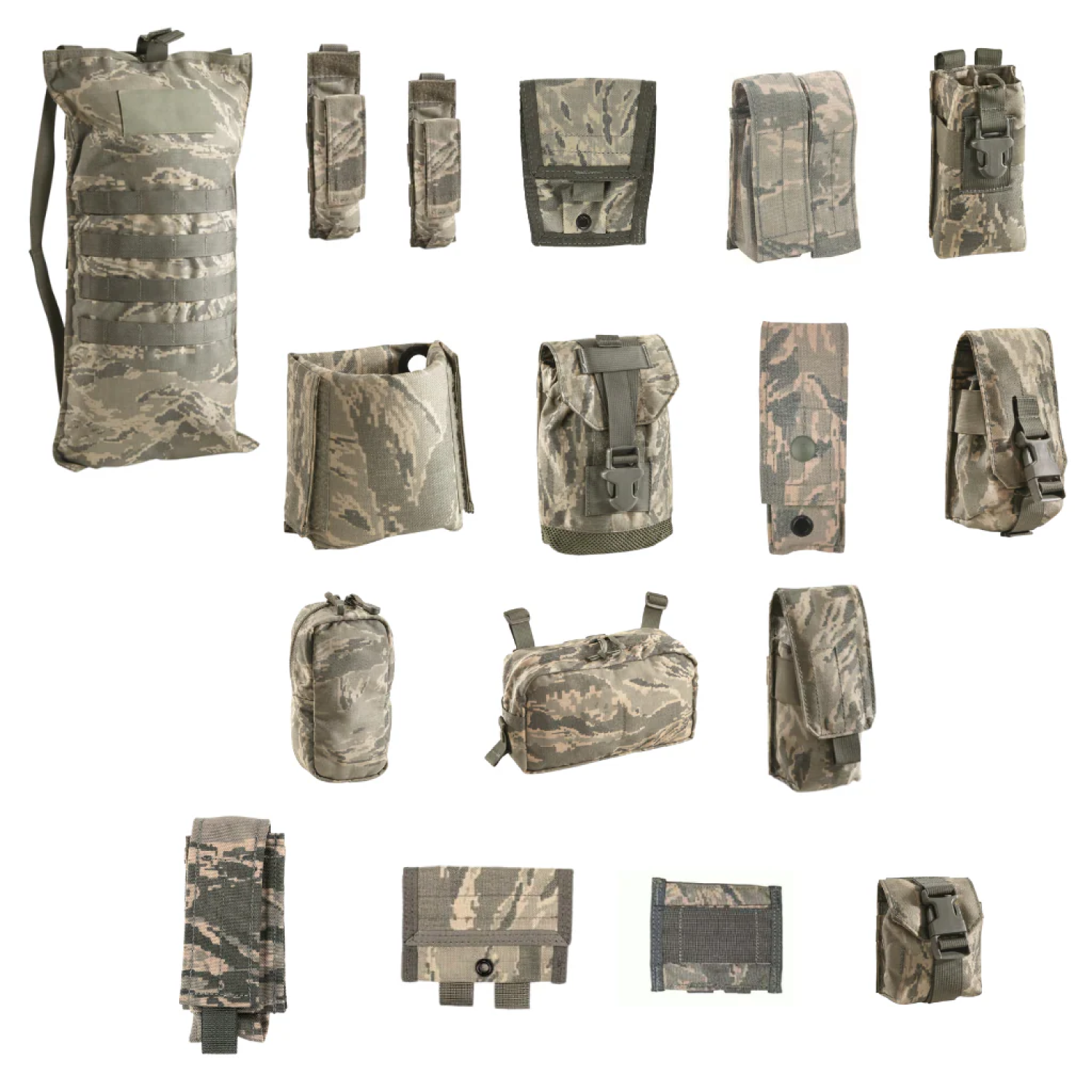 GI USAF 17-Piece Rifleman Pouch Kit— ABU – McGuire Army Navy