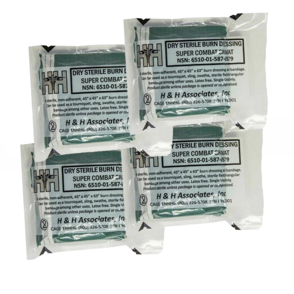GI Dry Sterile Burn Dressing— 4 Pack, Expired – McGuire Army Navy