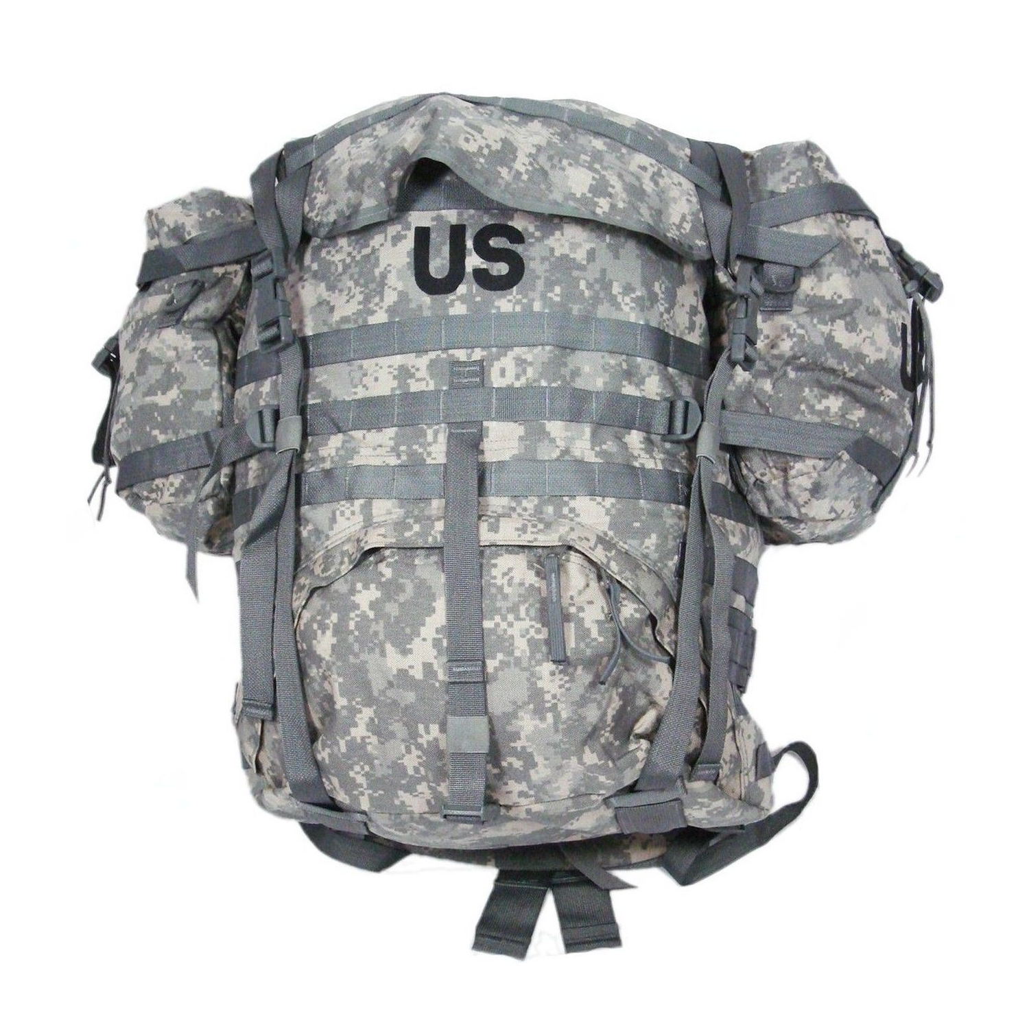 armage ii travel backpack US GI Military ACU Molle II Large RuckSack with Frame, Kidney Pads and 2 Pouches – McGuire Army Navy