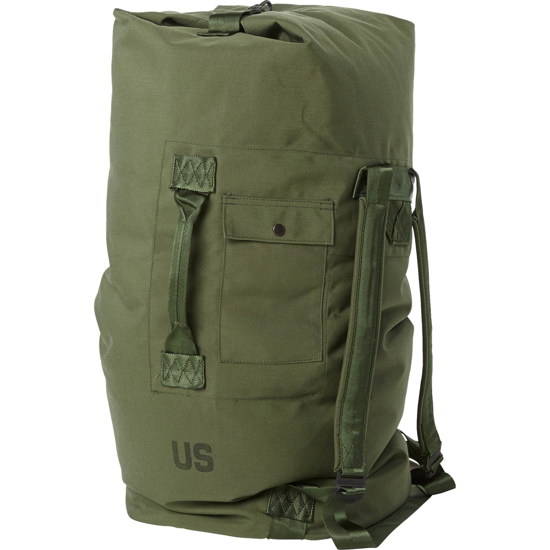 GI Top-Loading Duffel Bag, OD Used Grade B