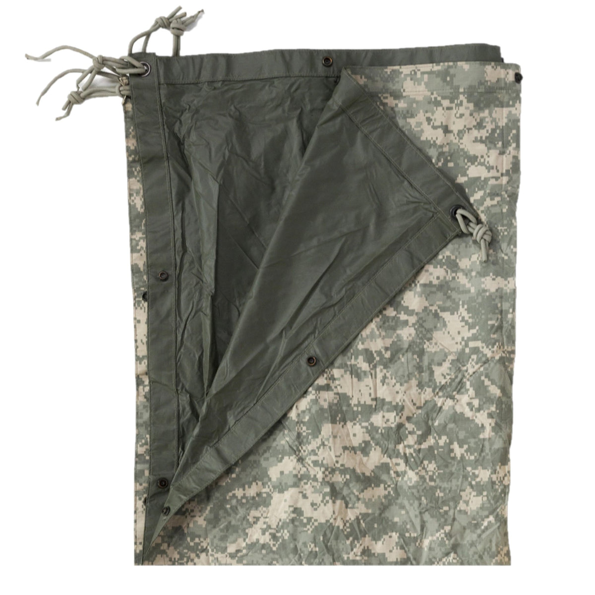 GI Army Reversible Field Tarp— Used McGuire Army Navy