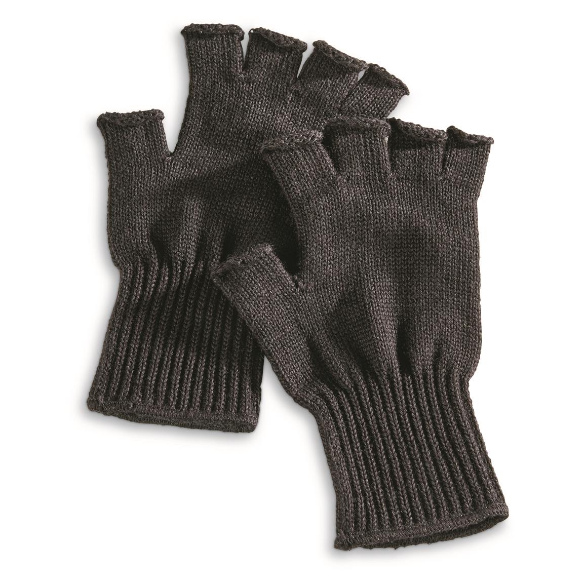 小物 NUMBER (N)INE 03AW fingerless knit glove Genuine Issue Fingerless Glove Liner – McGuire Army Navy