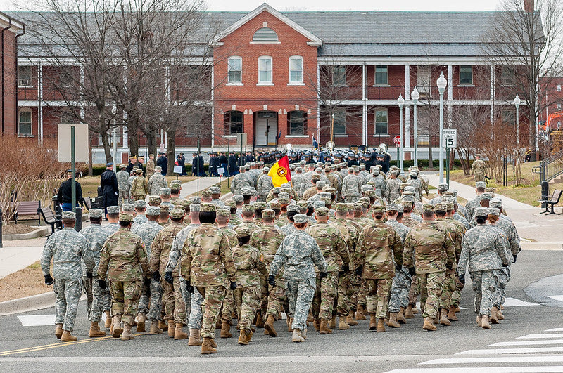 United States military service members in uniform