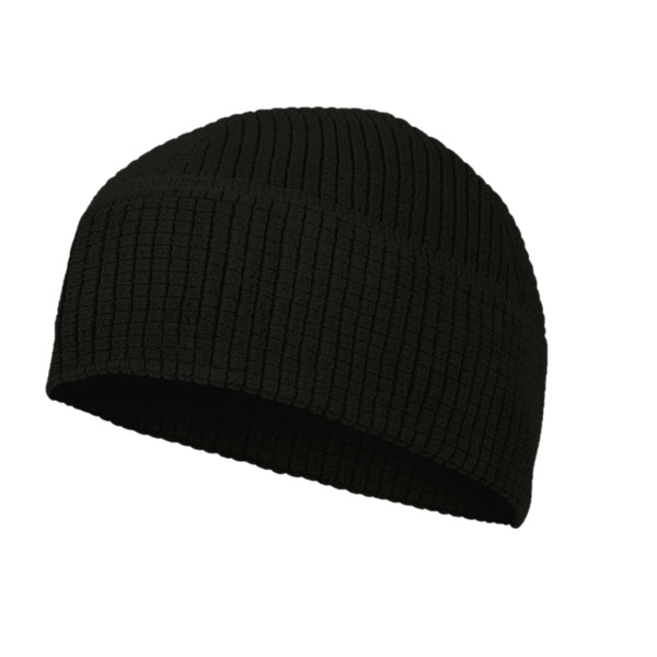 Grid Fleece Beanie Cap