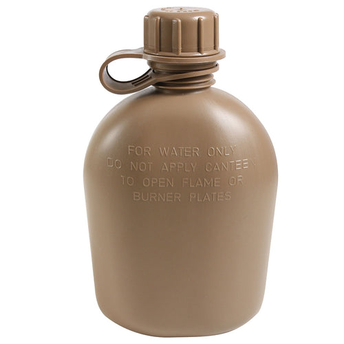 1 Qt. G.I.  Plastic Rugged Canteen, Olive Drab