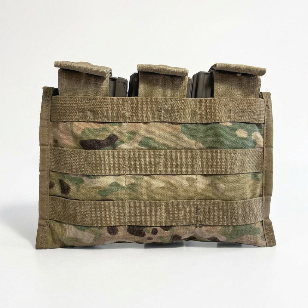 MOLLE II M-4 Triple Magazine Pouch – OCP, 1000D Cordura, Used