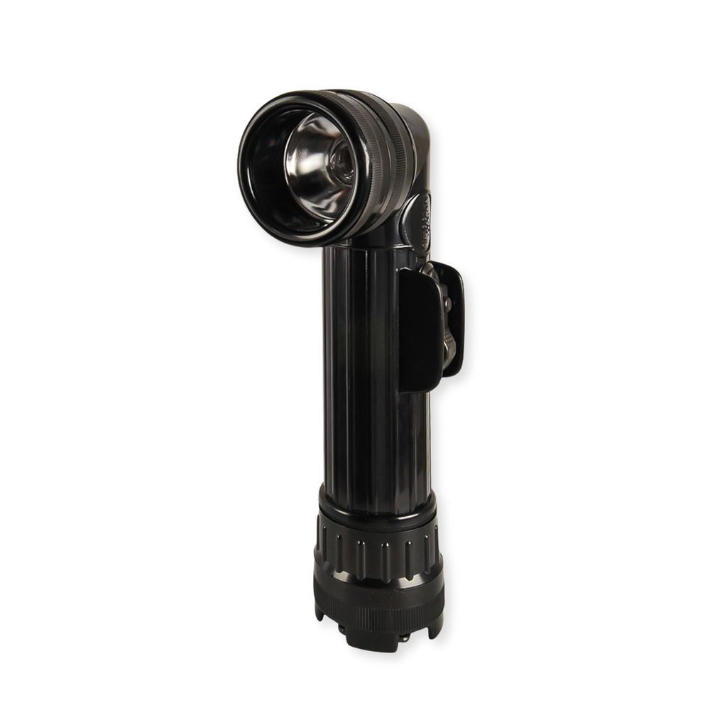 Genuine Military N47-2 Angle Head Flashlight – Made in USA, Black