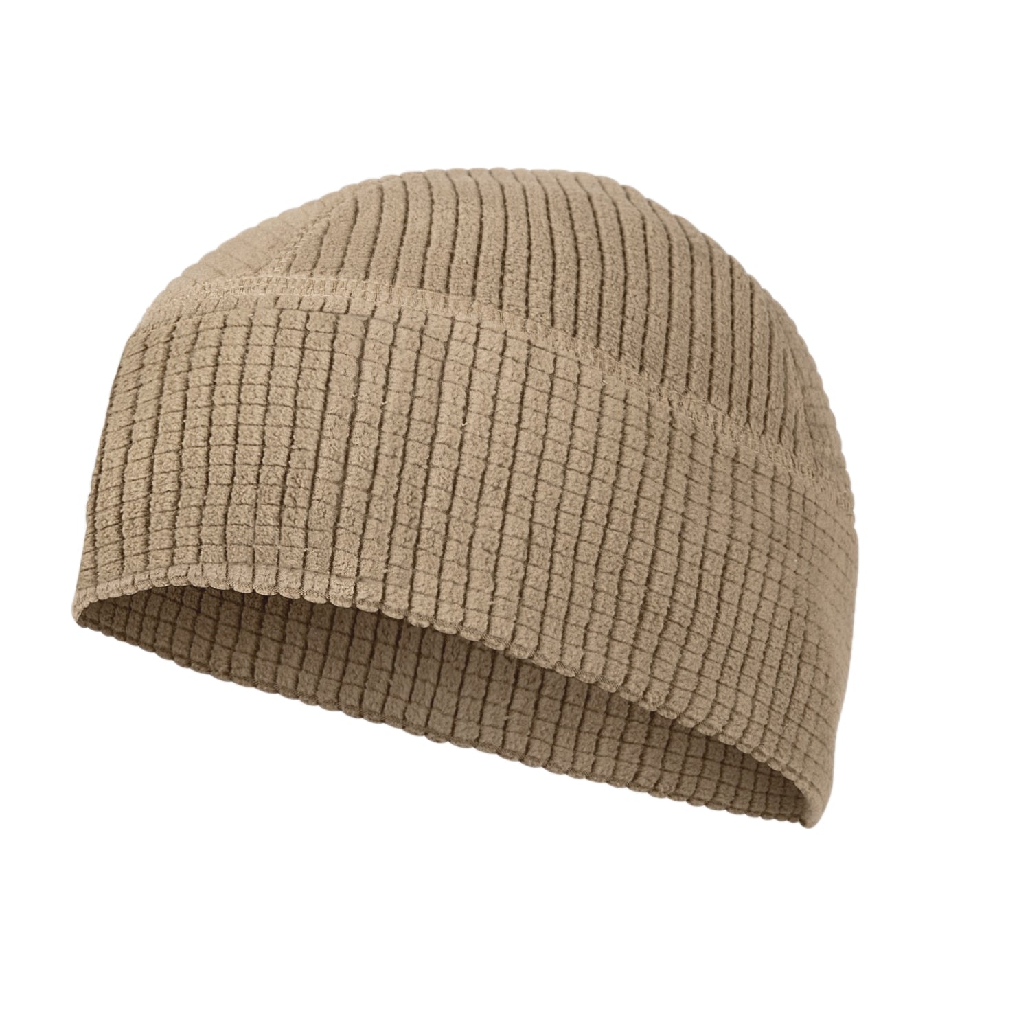 Grid Fleece Beanie Cap