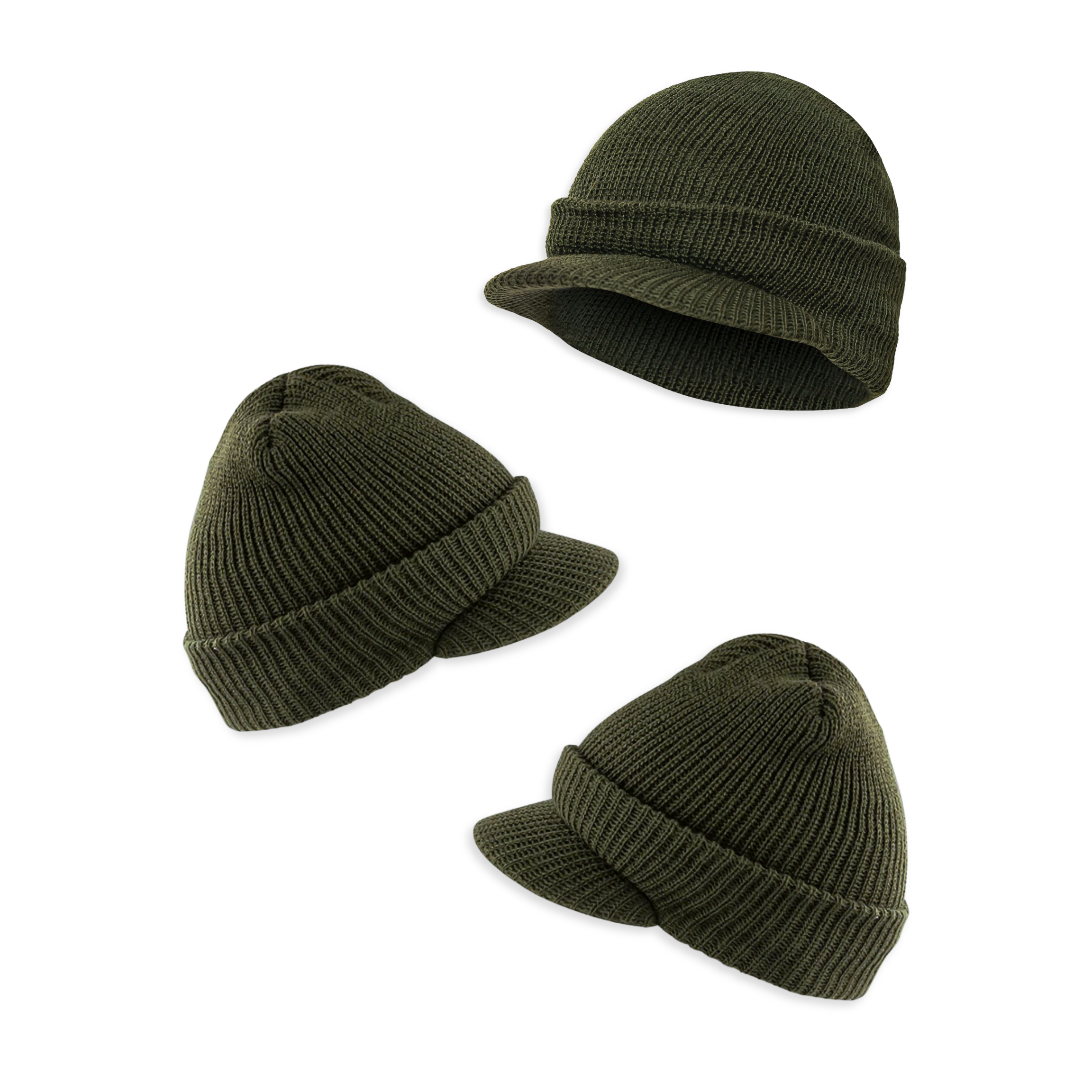 Military Wool Jeep Cap