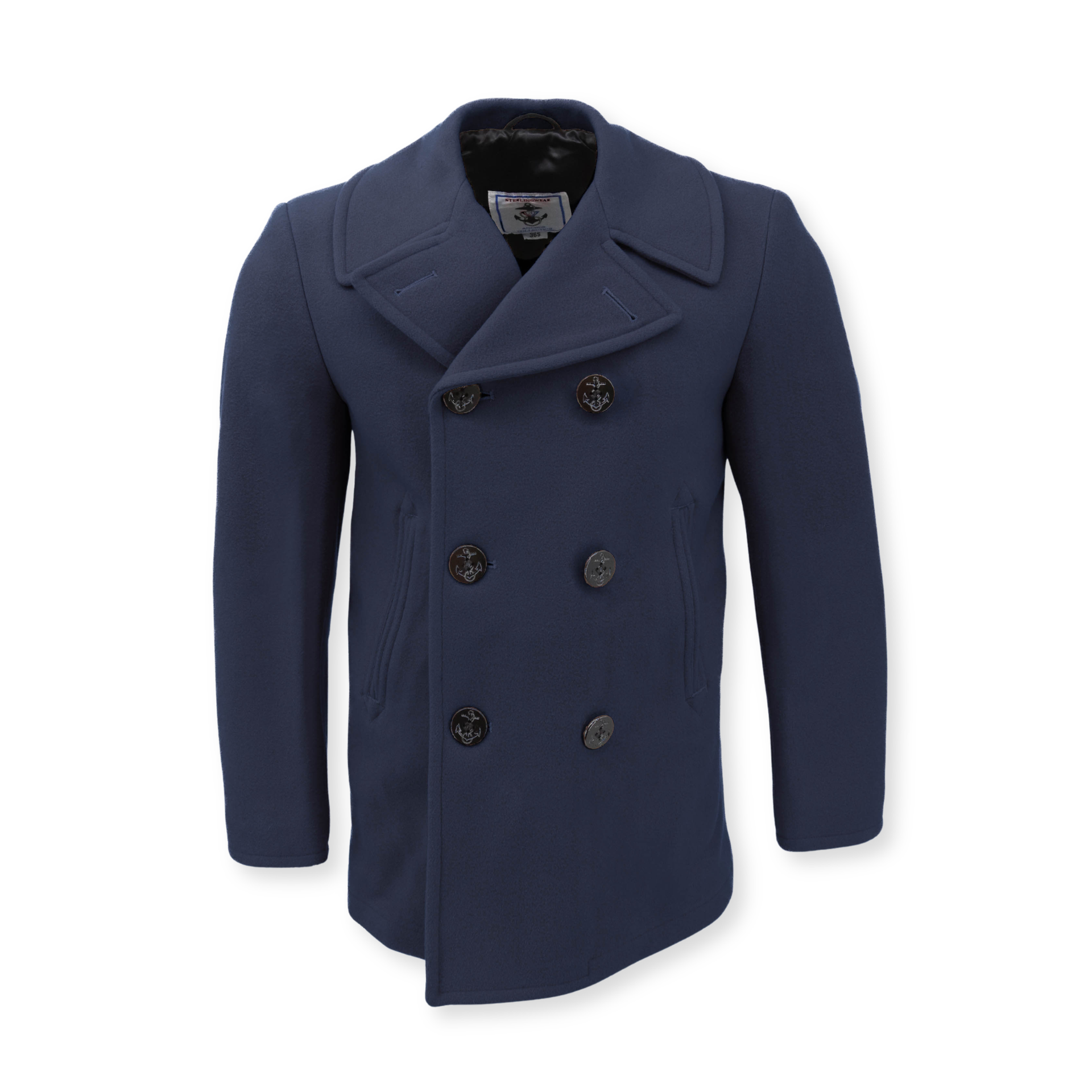 Men's Navigator Wool Peacoat – McGuire Army Navy