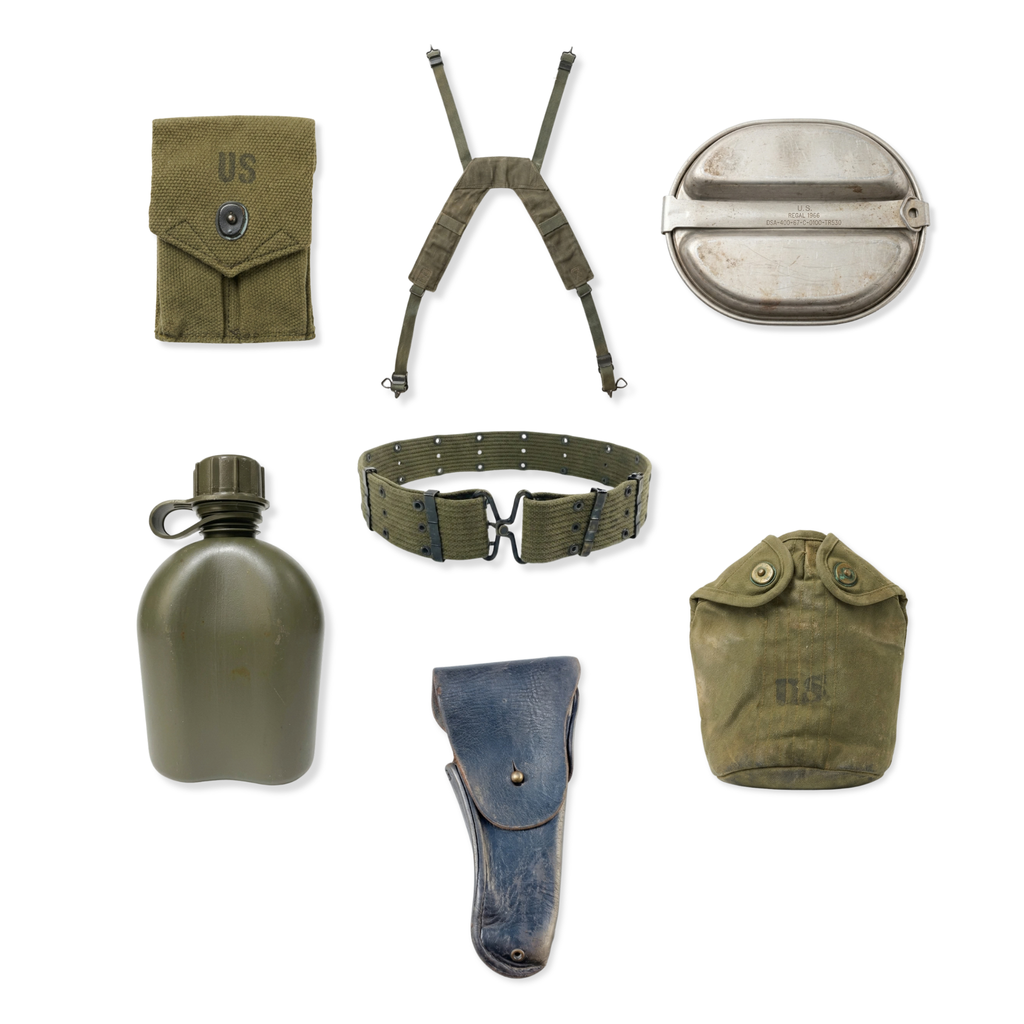 U.S. Vietnam War Era M1956 Field Gear Set – 7-Piece GI Vintage Kit