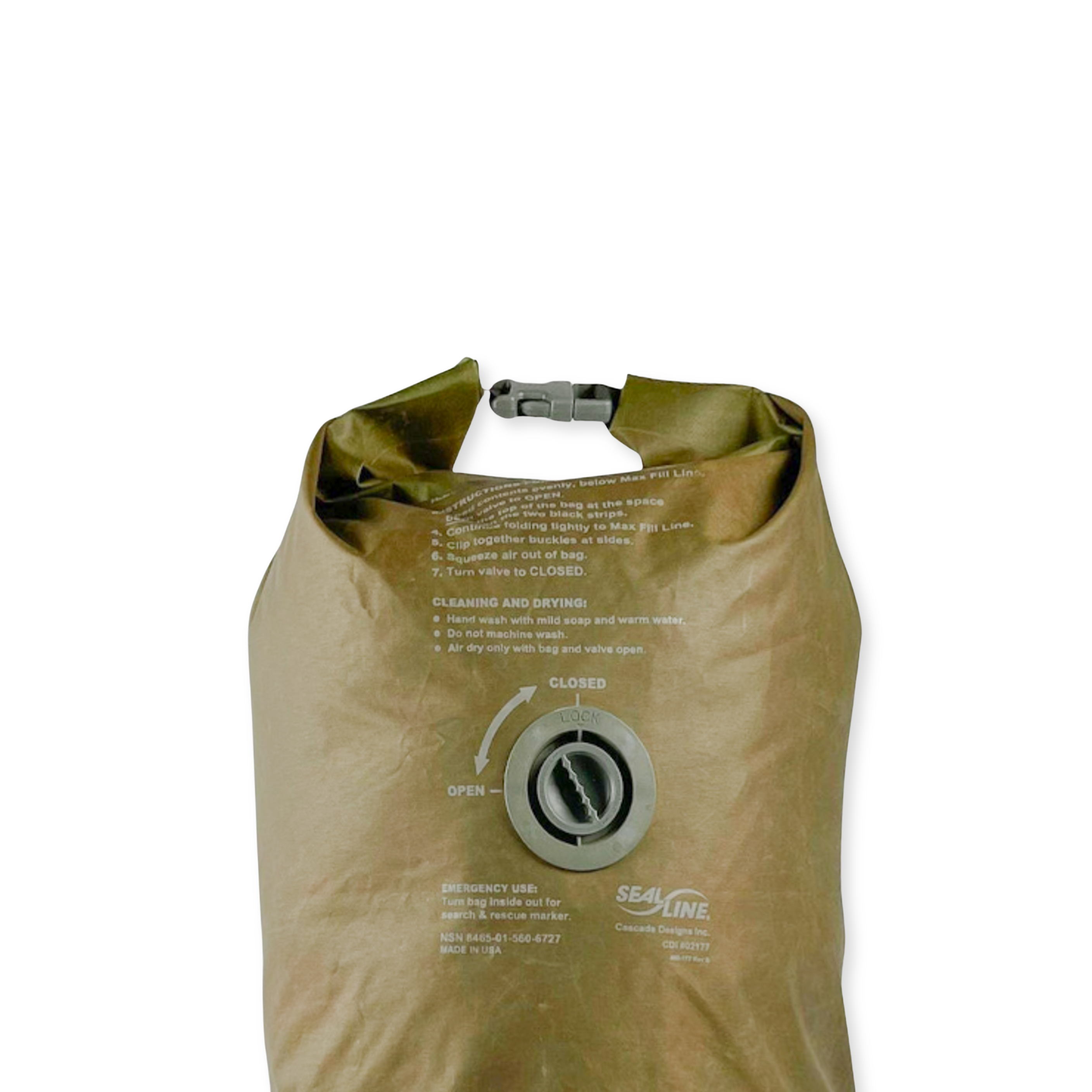 USMC GI Dry Compression MACS Sack (56L Waterproof Liner) - OD