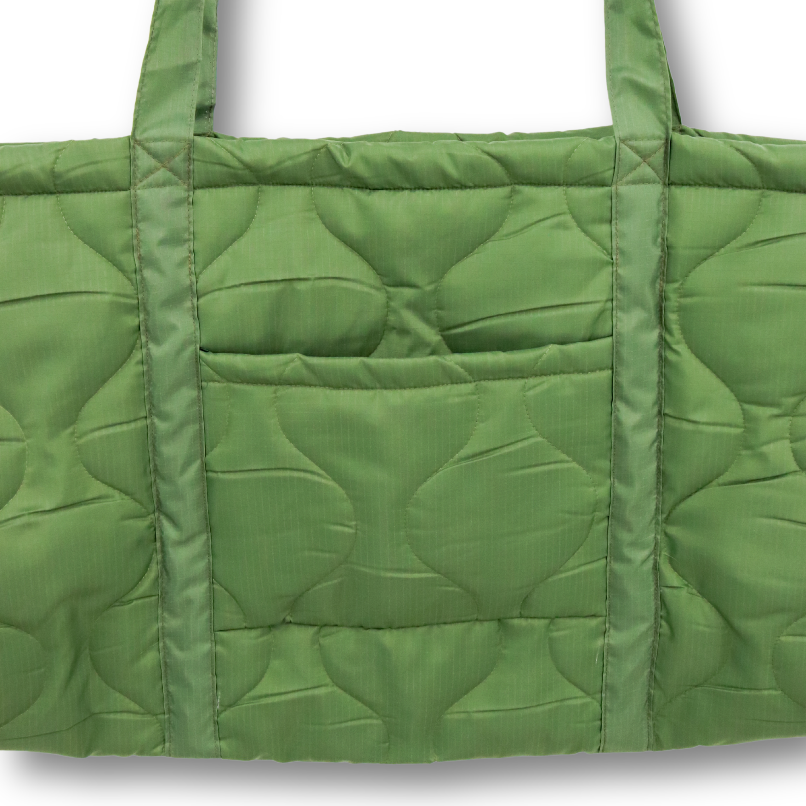 Quilted Shoulder Tote Bag - Made in the USA