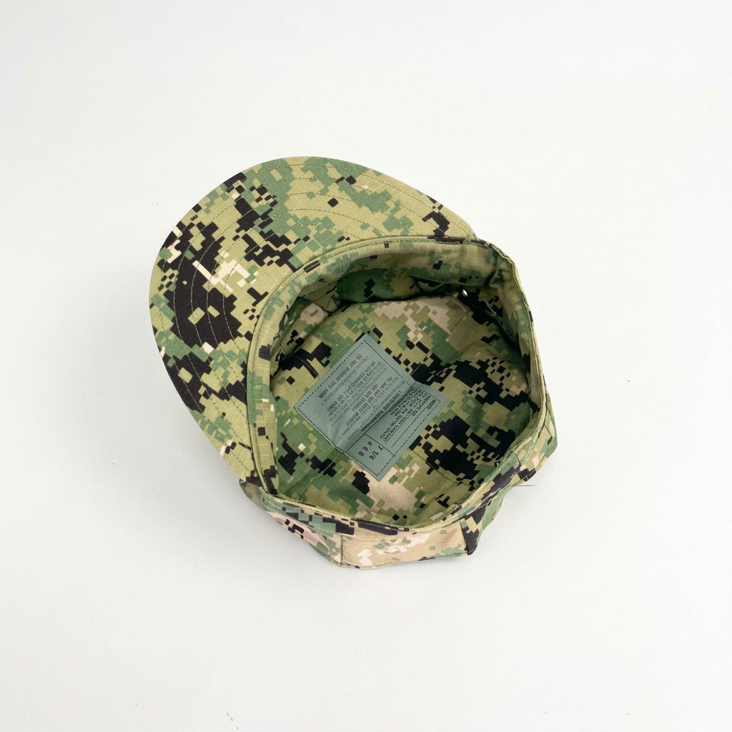 U.S. Navy NWU Type III 8-Point Utility/Patrol Cap – AOR2, 50/50 Ripstop, NWT