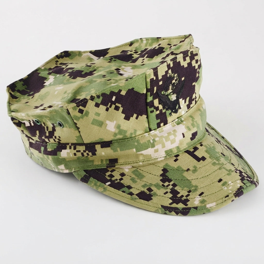 U.S. Navy NWU Type III 8-Point Utility/Patrol Cap – AOR2, 50/50 Ripstop, NWT