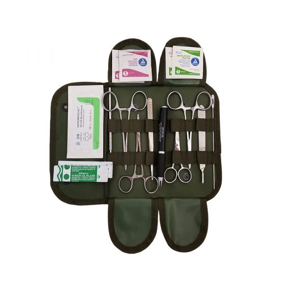 Mil-Spec Surgical Instrument Kit, Tan