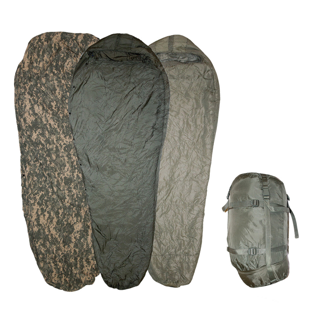 Genuine Issue Military Surplus 4-Piece Modular Sleep System - ACU