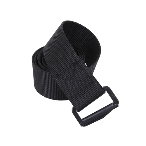 Rothco Adjustable BDU Belt w/ Metal Buckle — Black, 44"