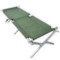 GI Heavy Duty Folding Aluminum Cot— Used, Like New