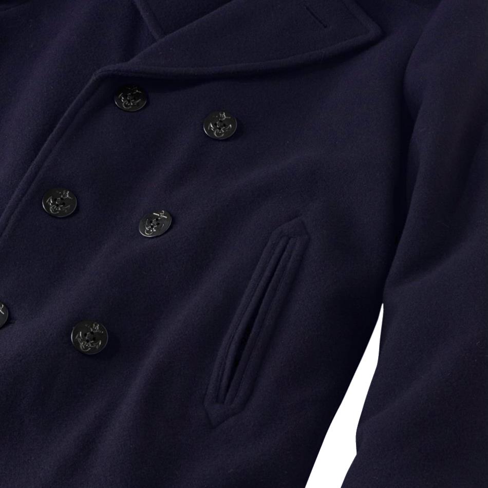 Men's Authentic Wool Blend Peacoat
