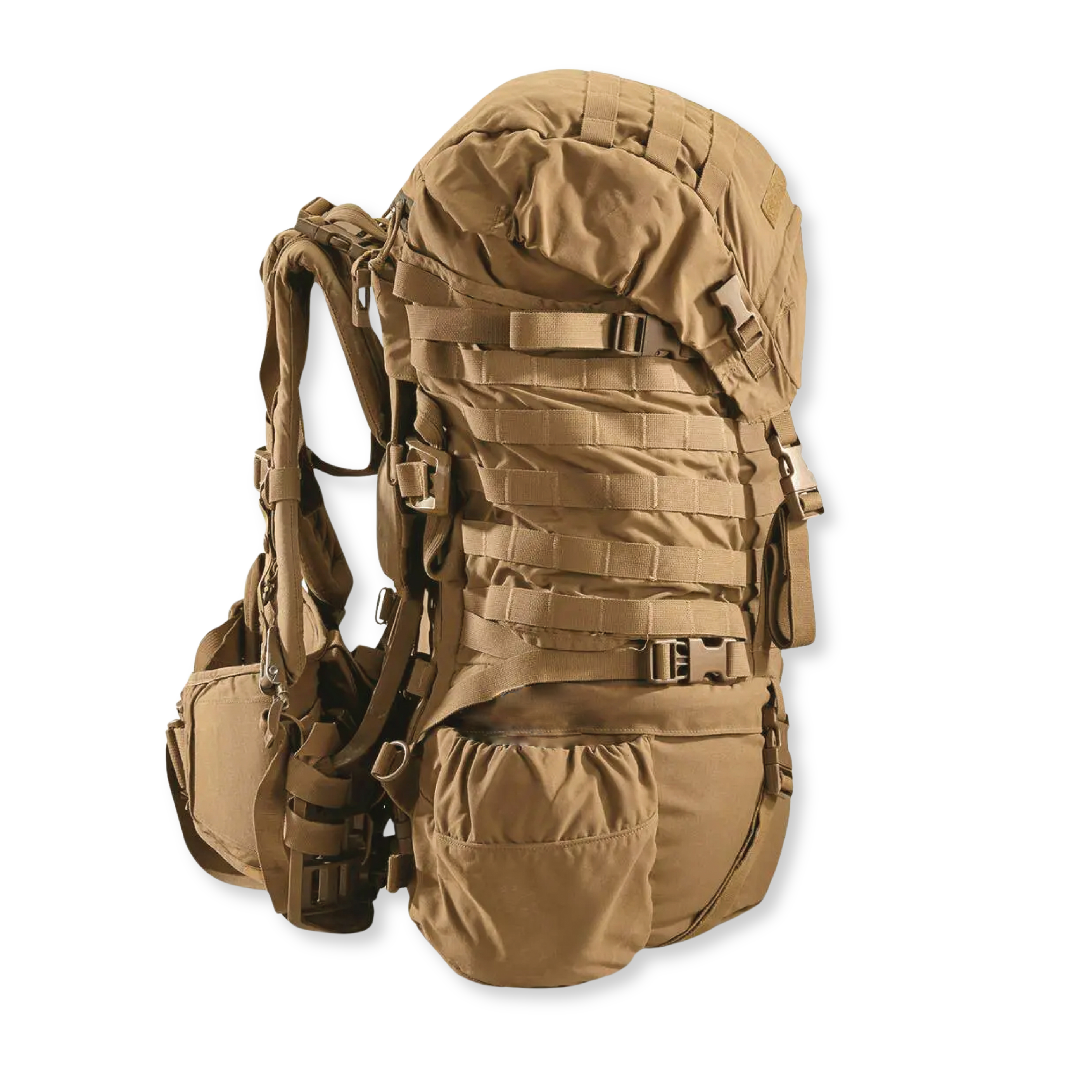 USMC Pack System FILBE Coyote Rucksack – Complete Set (Genuine U.S. Military Issue) - USED