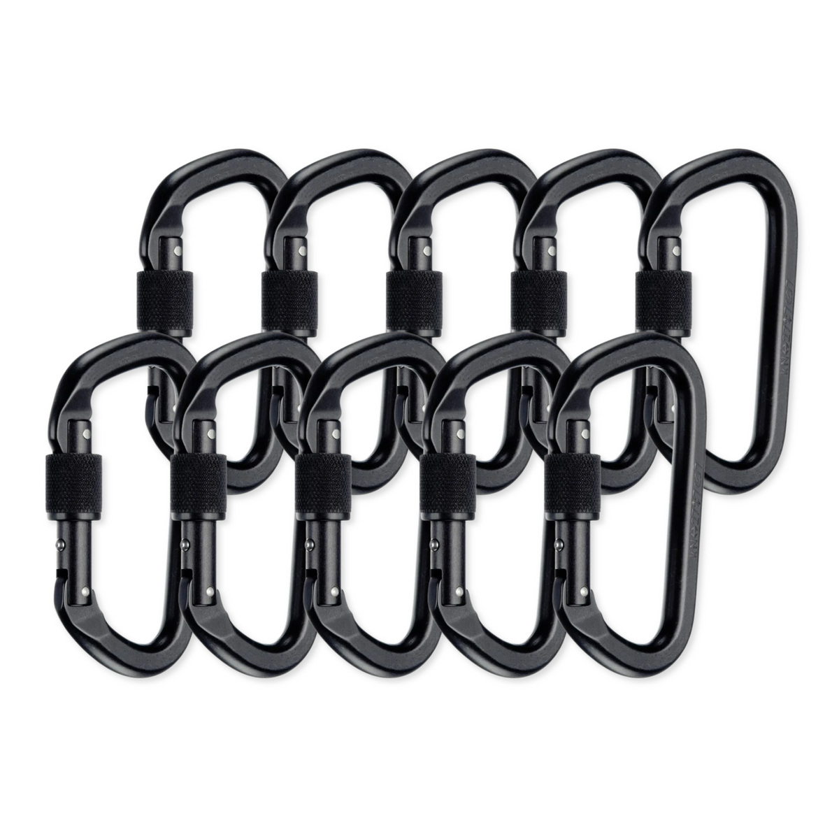 SMC NFPA Aluminum Locking D Carabiner – 27 kN, Made in USA