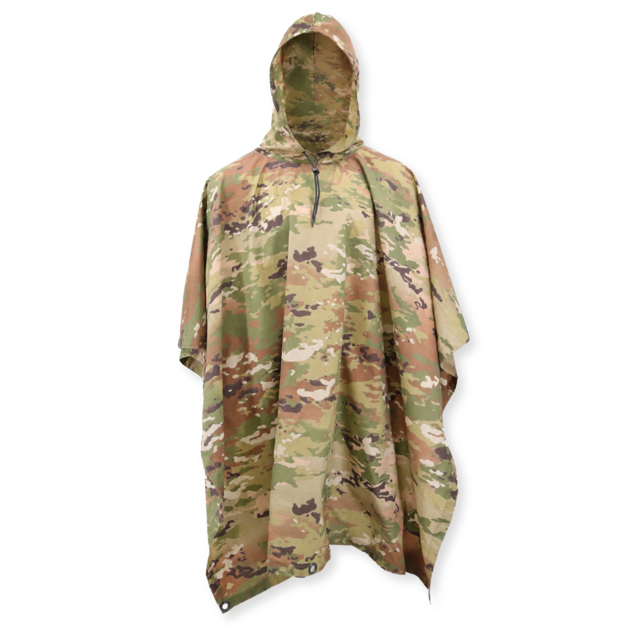 Multicam Waterproof Poncho — USA Made