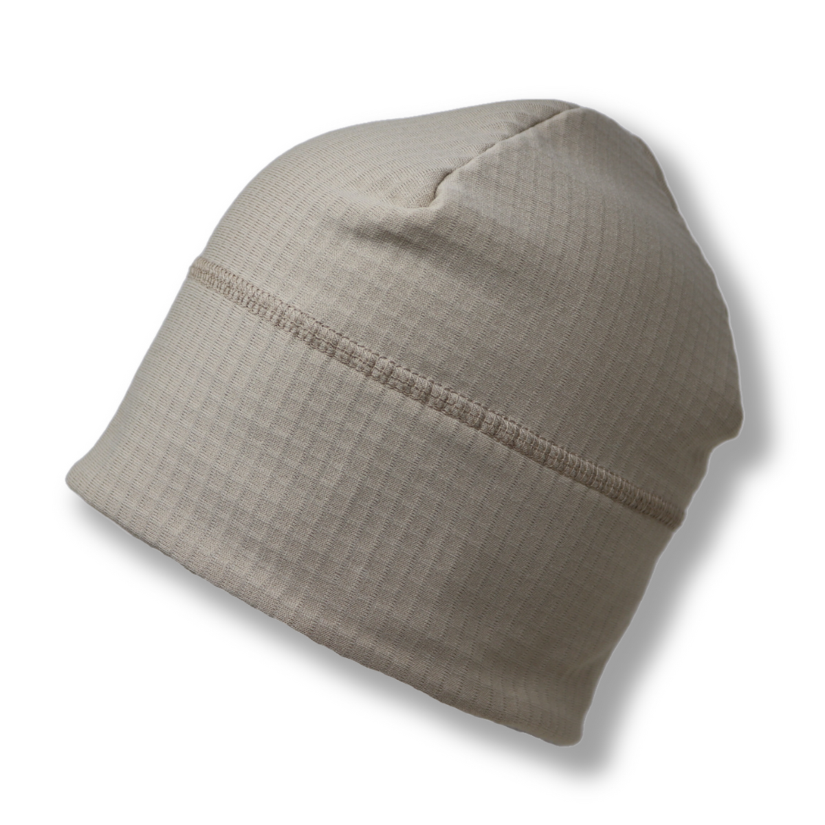 Tactical Grid Fleece Watch Cap, Sand