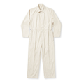 Vintage G.I. Explosive Handler's Coveralls – White Cotton Sateen, 1970s, NOS