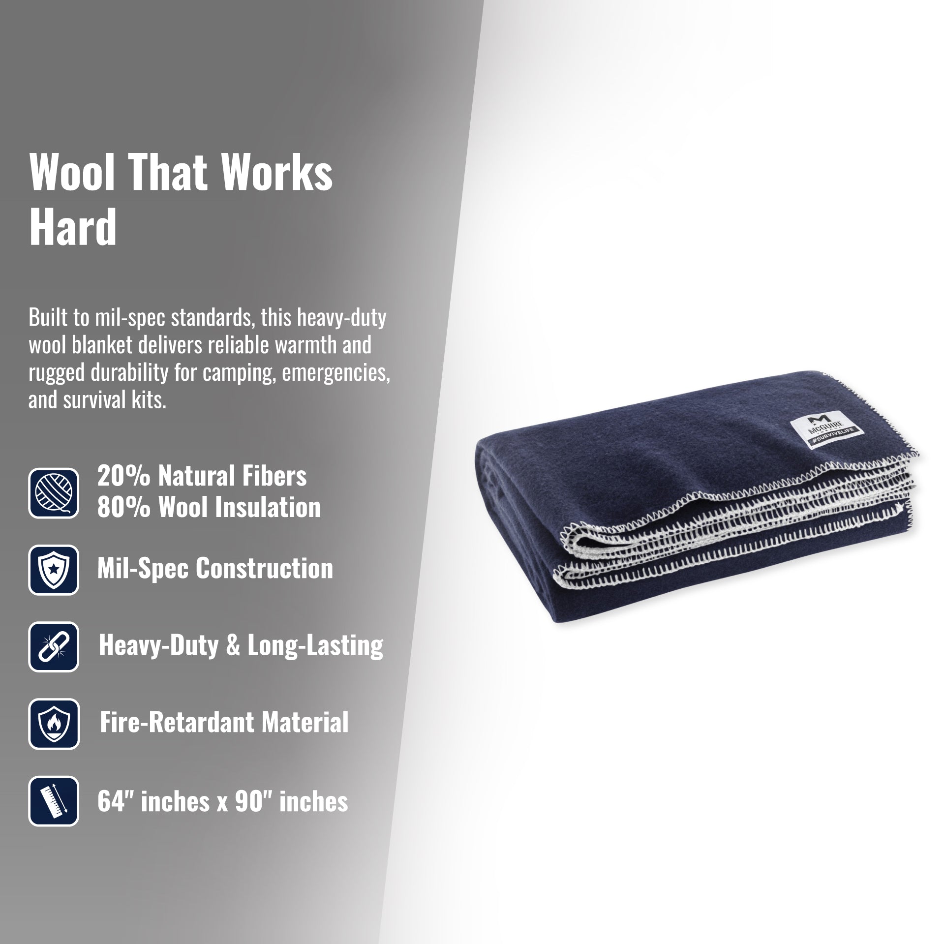 Camping Wool Blanket