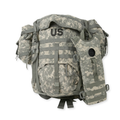 Large ACU MOLLE II Rucksack with Sustainment Pouches, Used