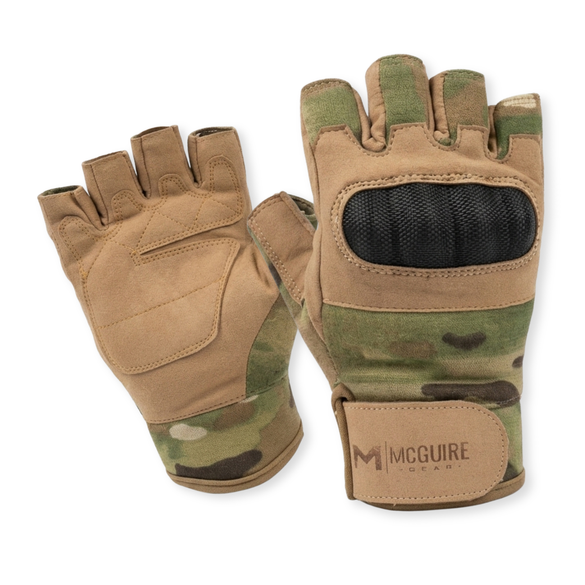 Tactical Half Finger Hard Knuckle Gloves