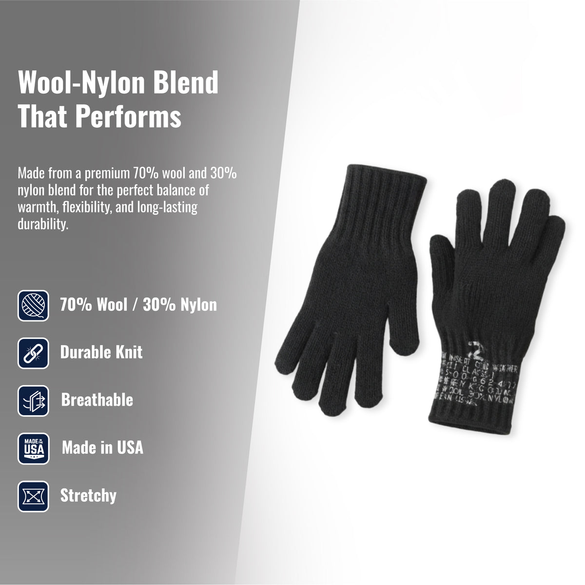 Glove Inserts with Stamp