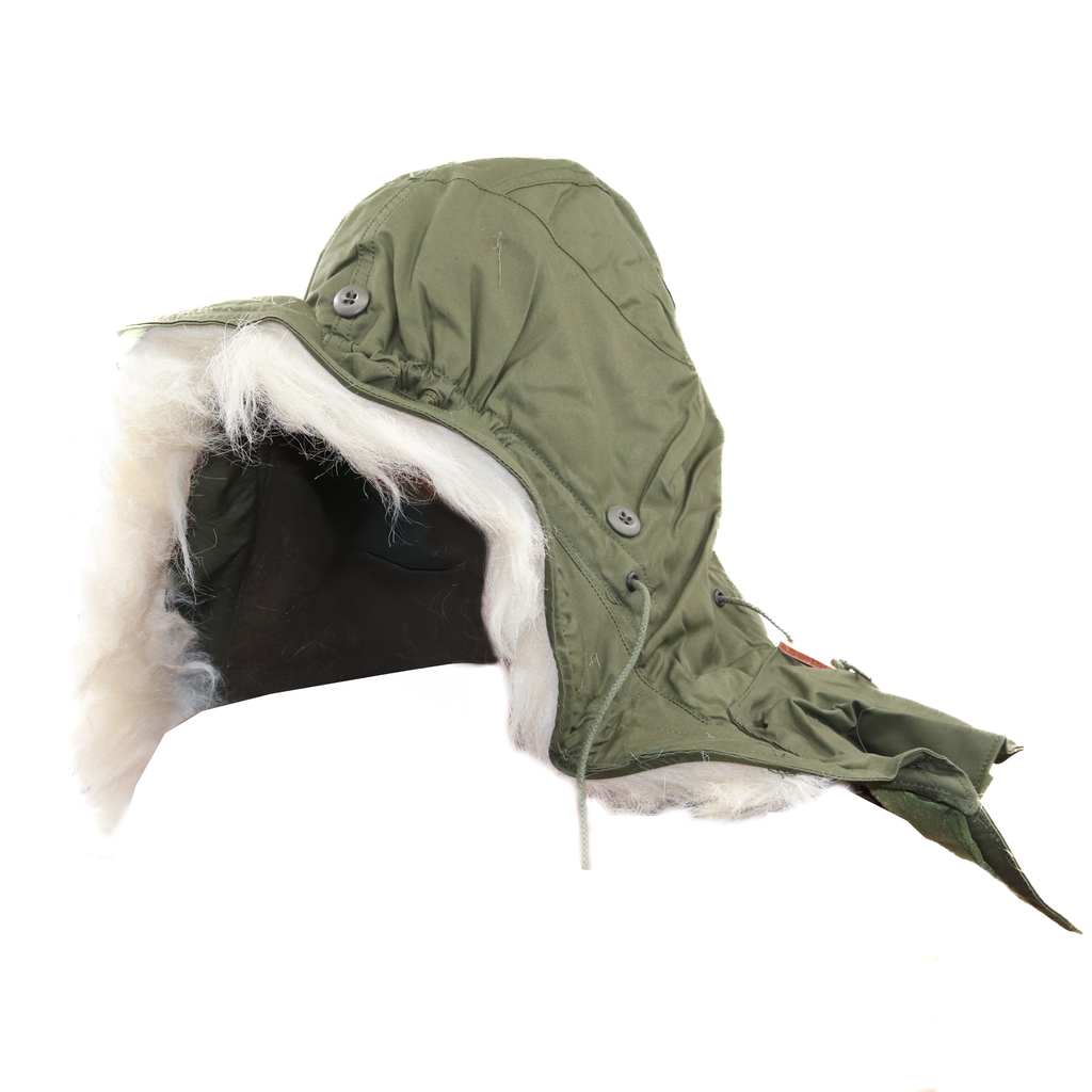 Cold Weather M-51 Fishtail Hood with Fur Ruff – McGuire Army Navy