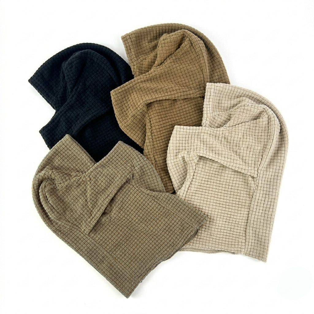 Grid Fleece Balaclava Hood