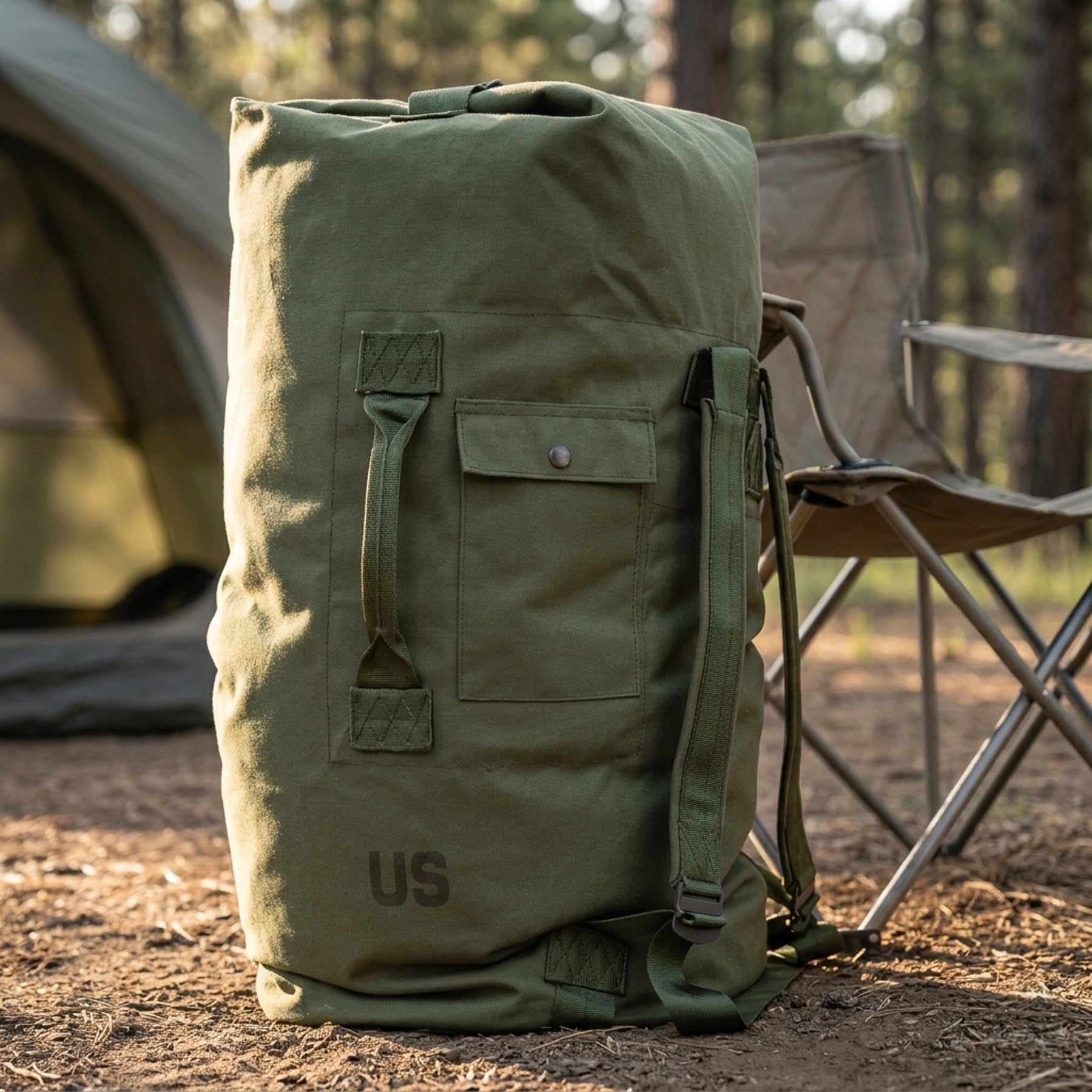 Genuine Issue Top Loading Cordura Duffle Bag - Used Grade B