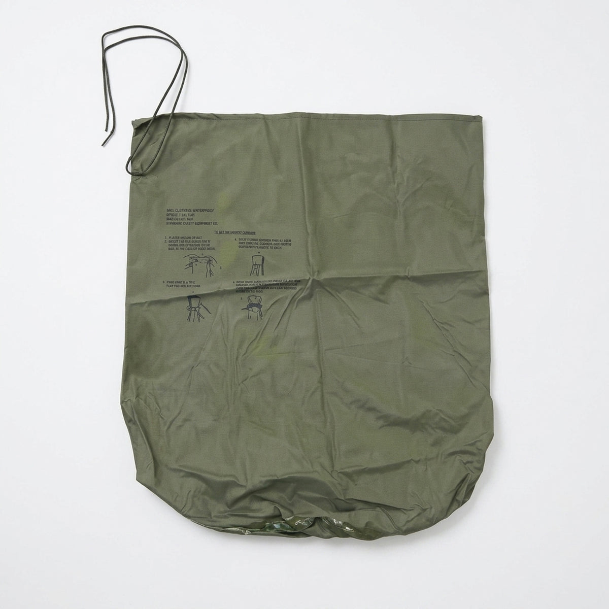 Rubberized Waterproof Laundry Bag