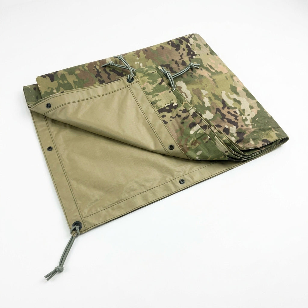 GI USMC Reversible Field Multicam/Tan Tarp - Used (Grade A)