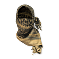 Shemagh Tactical Scarf, Khaki/Black