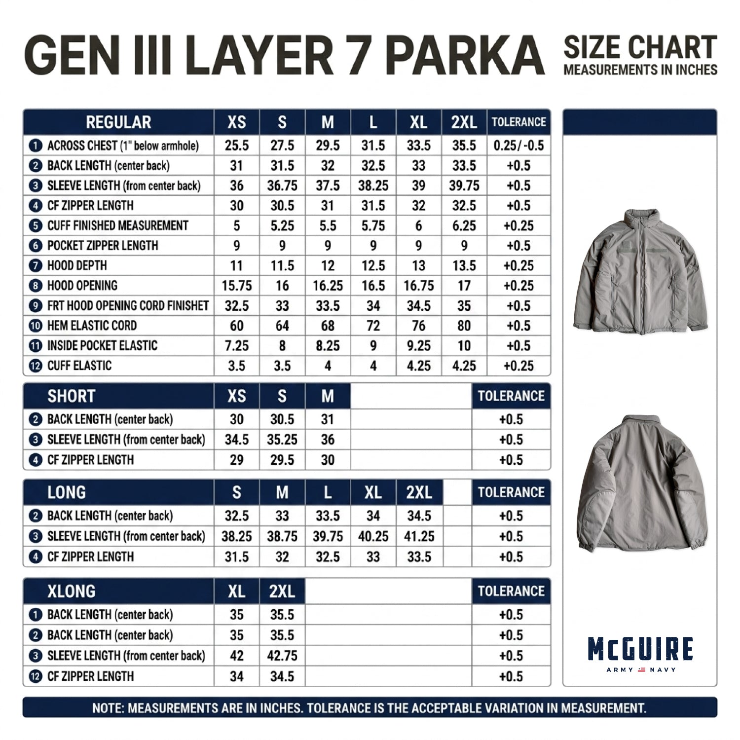US Army Gen III ECWCS Level 7 PrimaLoft® Parka - Made USA, Used