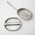 Vintage 1940s GI Mess Kit – WWII Era, Stainless Steel, Used