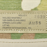 GI Molded Waist Belt (Kidney Pad) – MOLLE II, Multicam