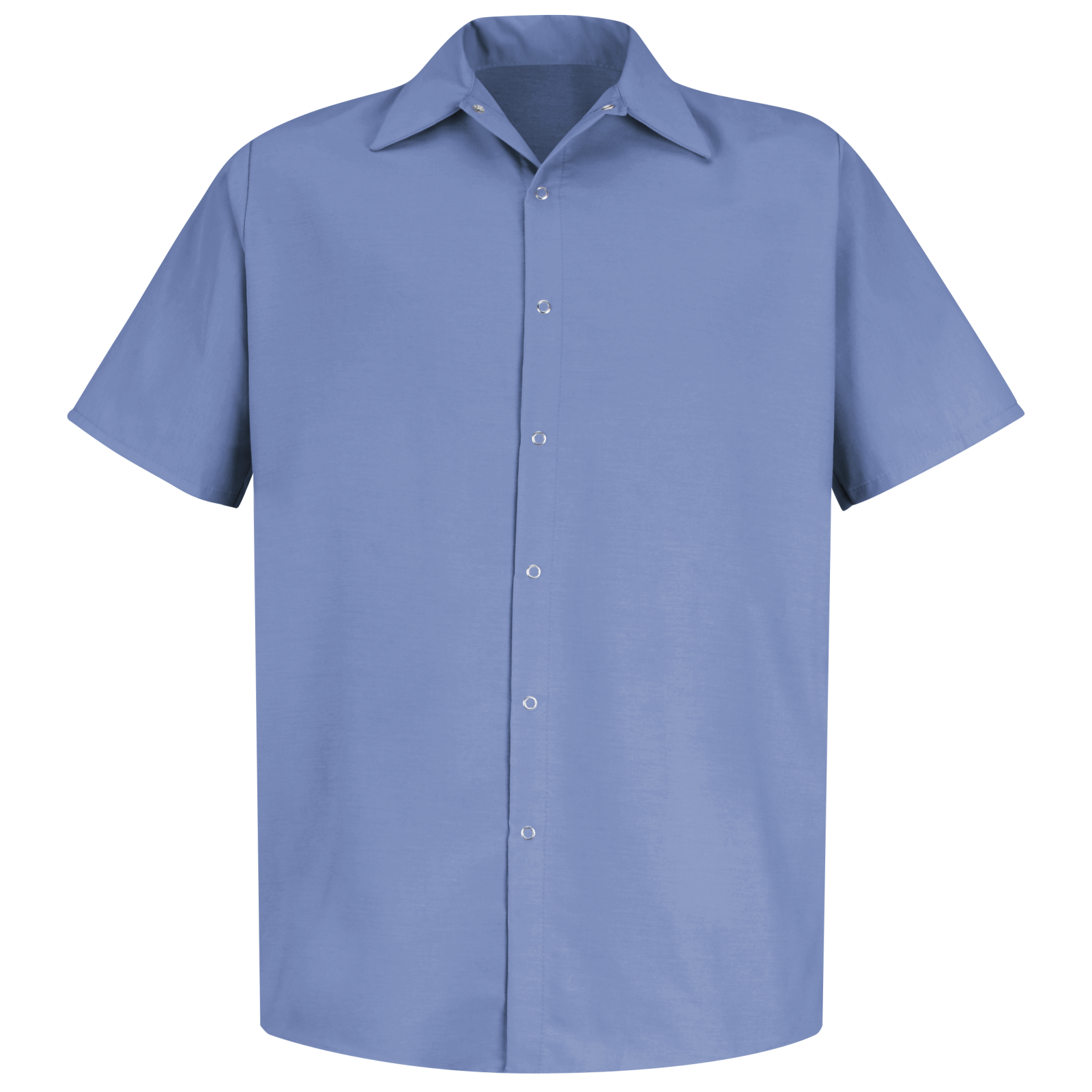 Cotton Wrinkle-Resistant Workshirt W/o Pockets