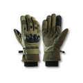 Hard Knuckle Full Finger Gloves W/ Fleece Lining, OD