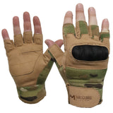 Tactical Half Finger Hard Knuckle Gloves