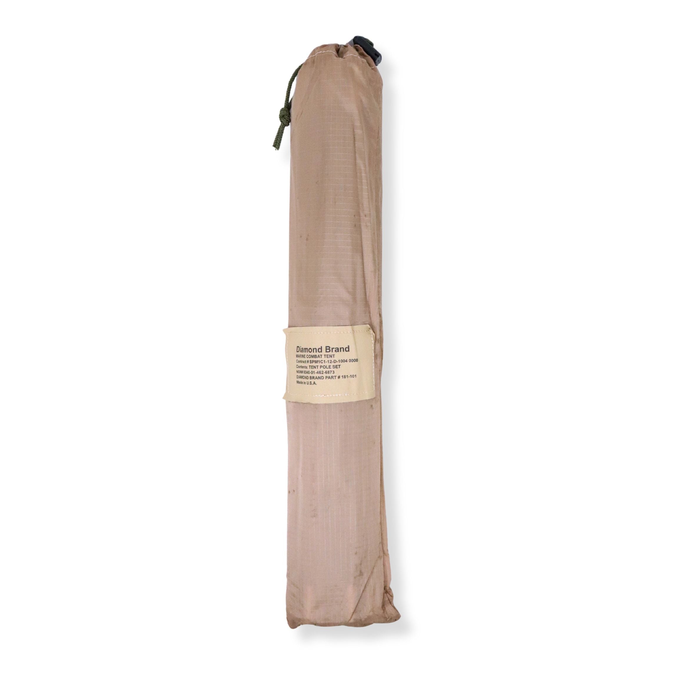 Tent Components for Two Person Combat Diamond Brand Tent (Used - Grade B)