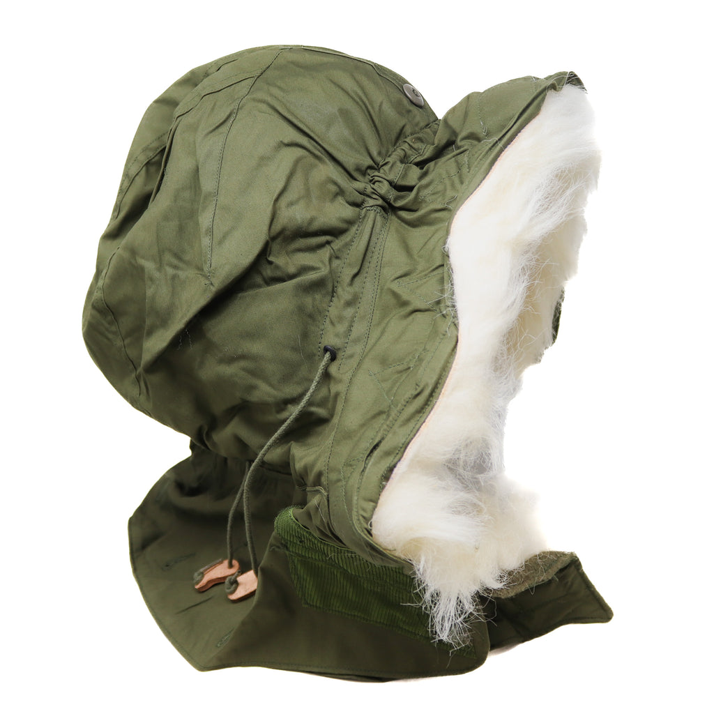Hood Ruff Cold Weather M-51 Fishtail Hood with Fur Ruff – McGuire Army Navy