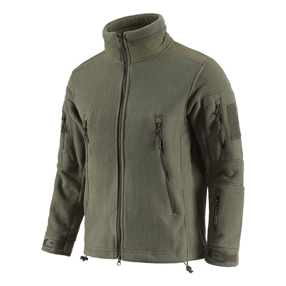 Fleece Tactical Jacket W/ Back Pocket