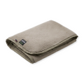 Lightweight Polartec® High Loft Fleece Blanket – Tan 499, Made in USA